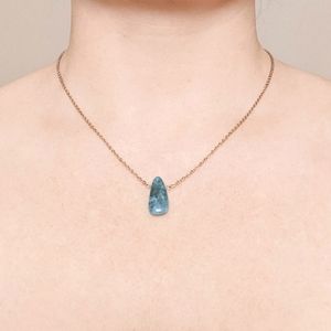 Agate Rose Gold-Plated Necklace